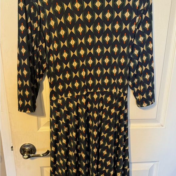 Greenwhich Print Wrap Dress, new, size XL - Picture 4 of 4